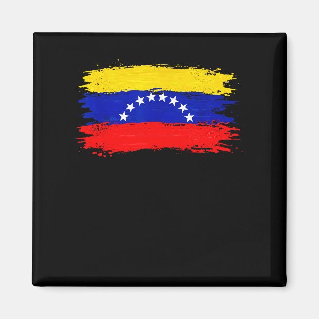 Venezuela Flagga 2026 Fri Fred  Magnet (Framsidan)