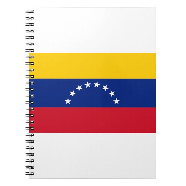 Venezuela Flagga Anteckningsbok (Framsidan)