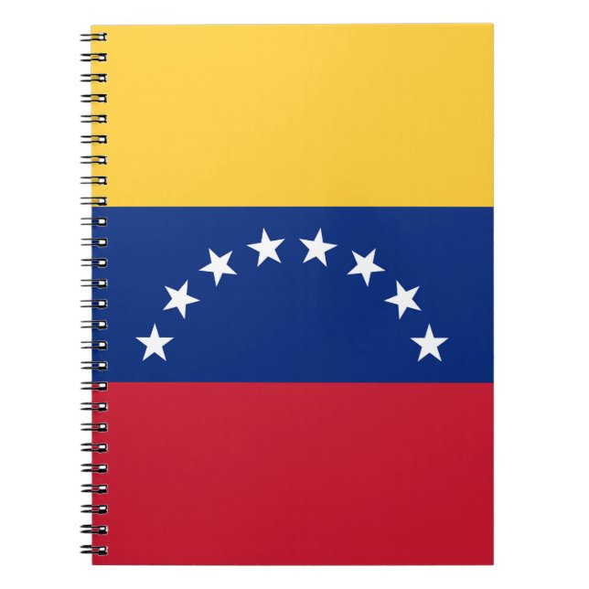 Venezuela flagga anteckningsbok (Framsidan)