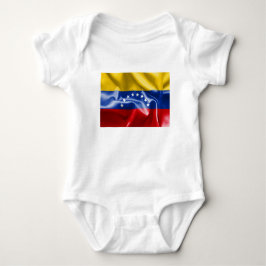 Venezuela Flagga Baby Jersey Bodydräkt T-shirt