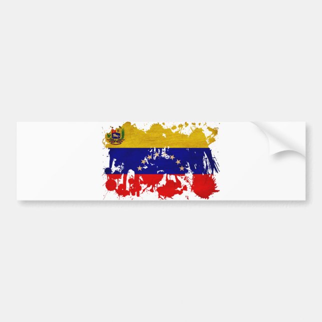 Venezuela flagga bildekal (Framsidan)