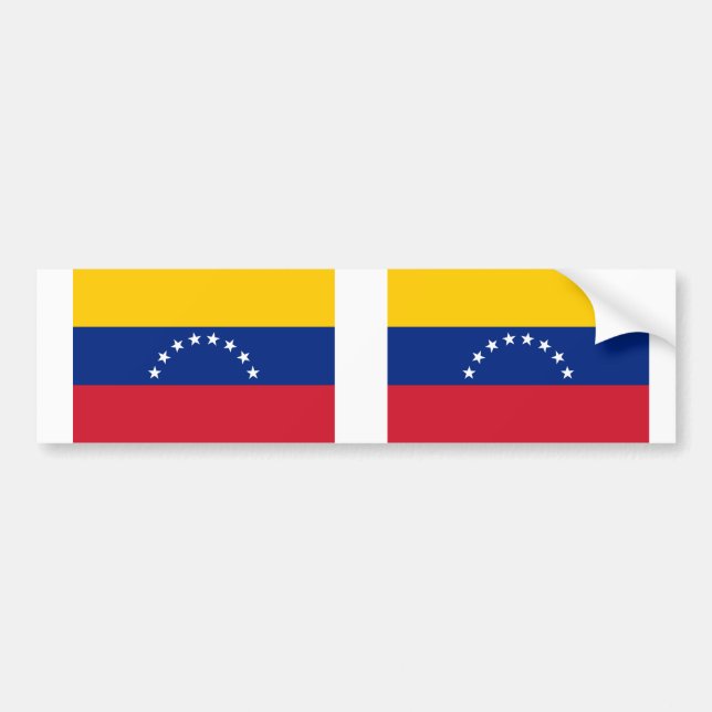 Venezuela Flagga Bildekal (Framsidan)