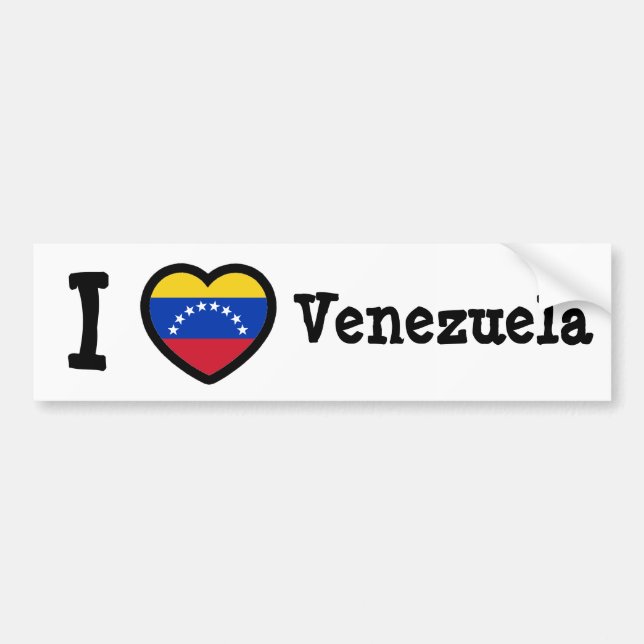 Venezuela Flagga Bildekal (Framsidan)