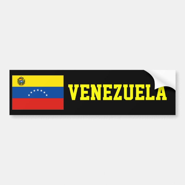 Venezuela flagga bildekal (Framsidan)