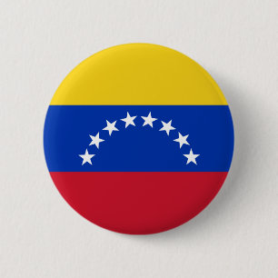 Venezuela Flagga Button Knapp