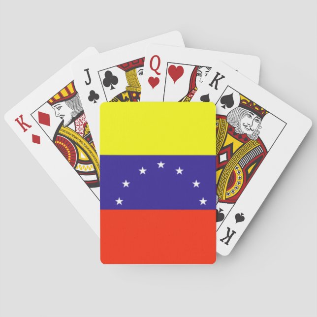 Venezuela flagga casinokort (Baksidan)
