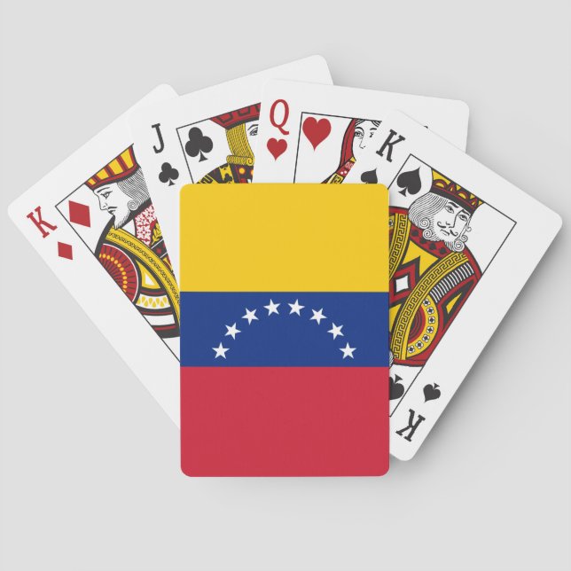 Venezuela Flagga Casinokort (Baksidan)