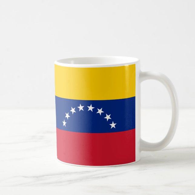 Venezuela Flagga Ceramic Coffee Mugg (Höger)