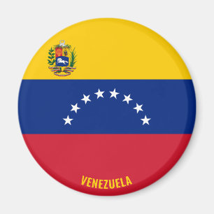 Venezuela Flagga Charming Patriotic Magnet