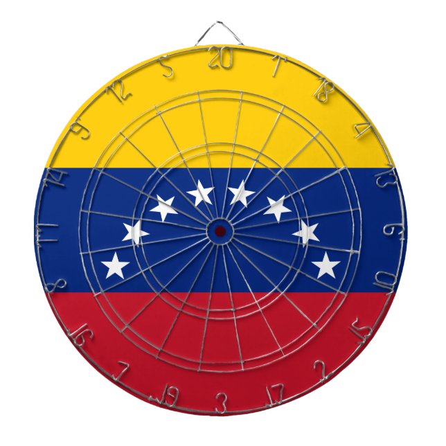 Venezuela flagga darttavla (Framsidan)