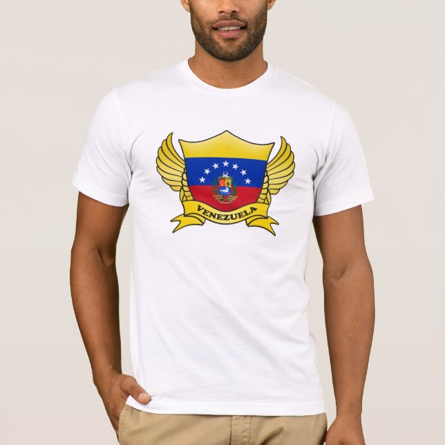 Venezuela Flagga Emblem T-shirt (Framsida)