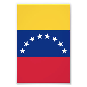 Venezuela flagga fototryck