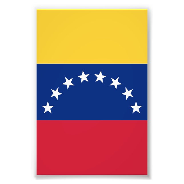 Venezuela flagga fototryck (Framsidan)