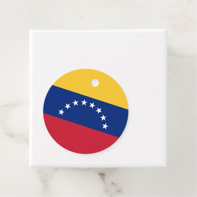 Venezuela flagga gåvor etiketter (På plats)