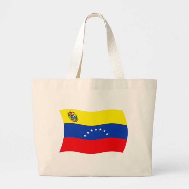 Venezuela Flagga Handväskor Jumbo Tygkasse (Framsidan)