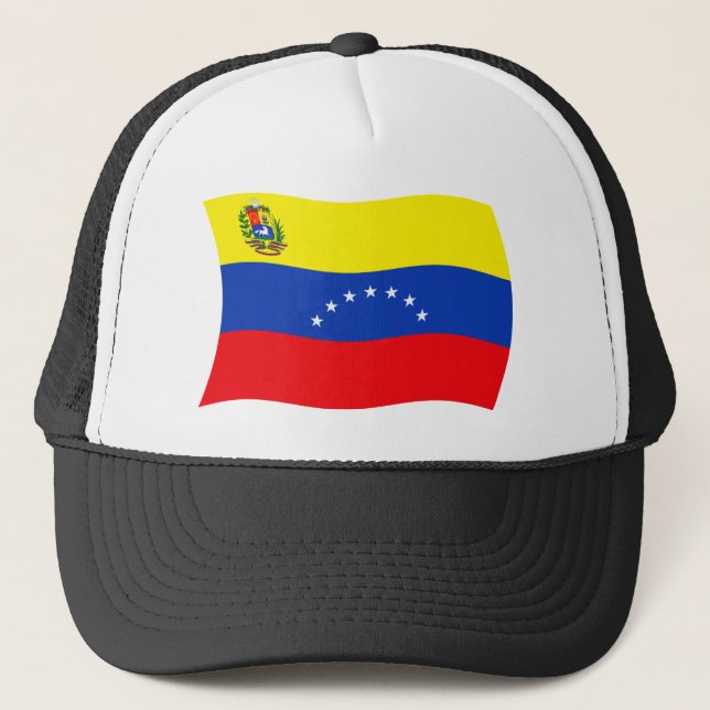 Venezuela Flagga Hat Truckerkeps (Framsida)