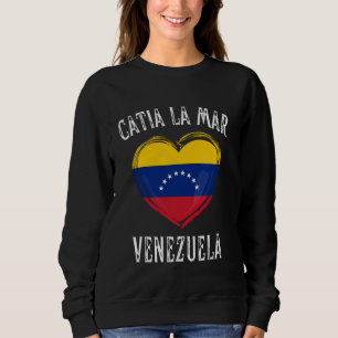 Venezuela Flagga Heart Catia La Mar City T Shirt