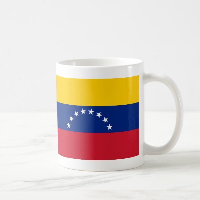 Venezuela flagga kaffemugg (Höger)