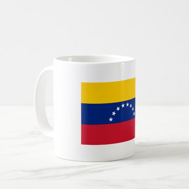 Venezuela Flagga Kaffemugg (Framsida vänster)