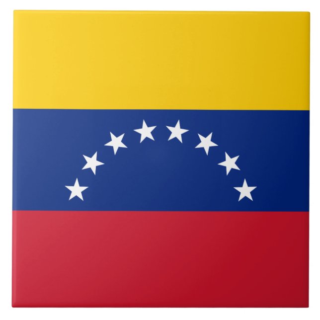 Venezuela flagga kakelplatta (Framsidan)