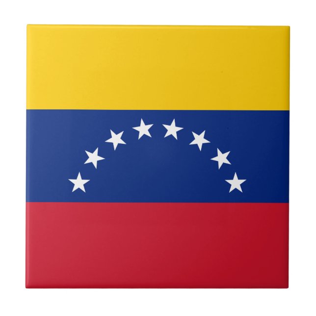 Venezuela flagga kakelplatta (Framsidan)