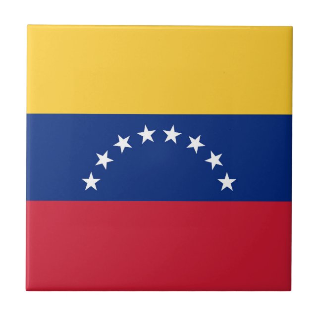 Venezuela flagga kakelplatta (Framsidan)