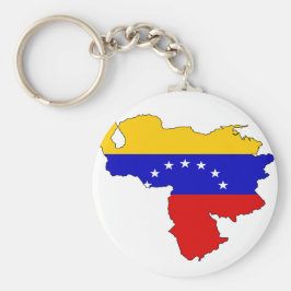 Venezuela flagga karta nyckelring