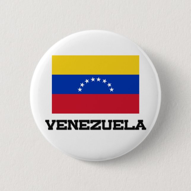 Venezuela flagga knapp (Framsida)