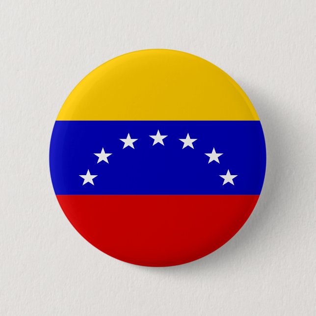 Venezuela flagga knapp (Framsida)
