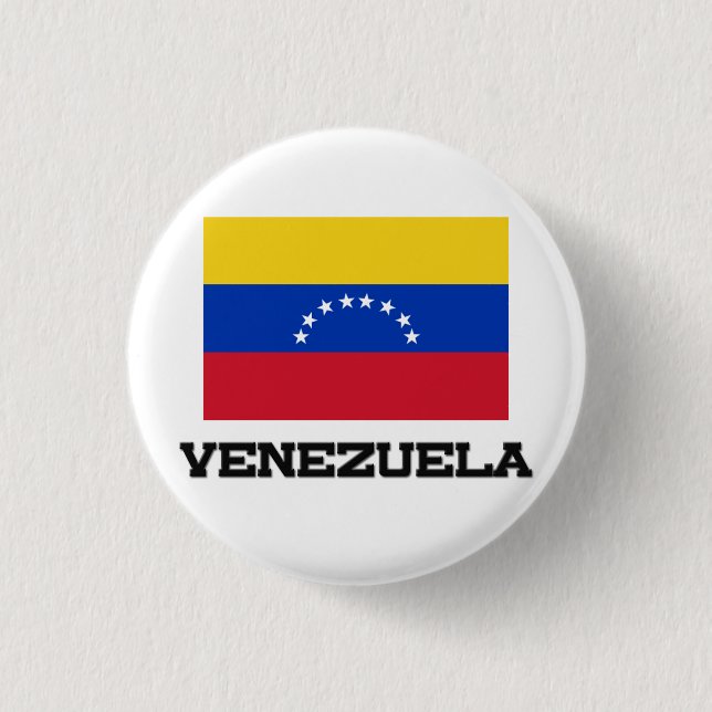 Venezuela Flagga Knapp (Framsida)