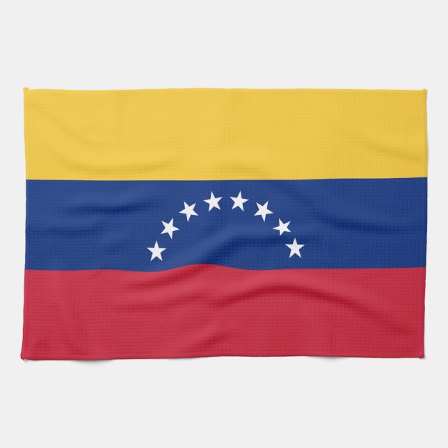Venezuela flagga kökshandduk (Horisontell)