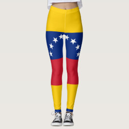 Venezuela flagga leggings