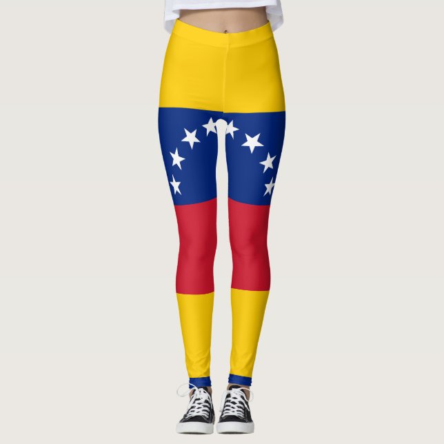 Venezuela flagga leggings (Framsida)