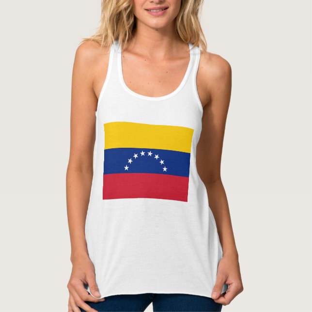 Venezuela flagga linne med racerback  (Framsida)
