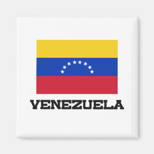 Venezuela Flagga Magnet (Framsidan)