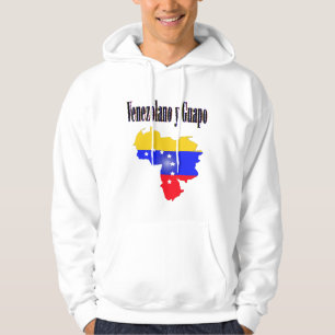 Venezuela flagga med texten Venezolano y guapo Hoodie
