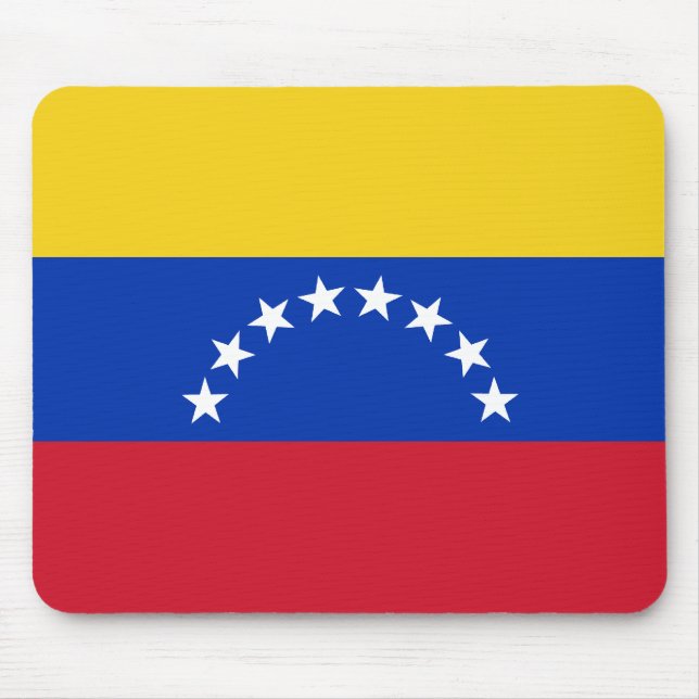 Venezuela Flagga Mousepad Musmatta (Framsidan)