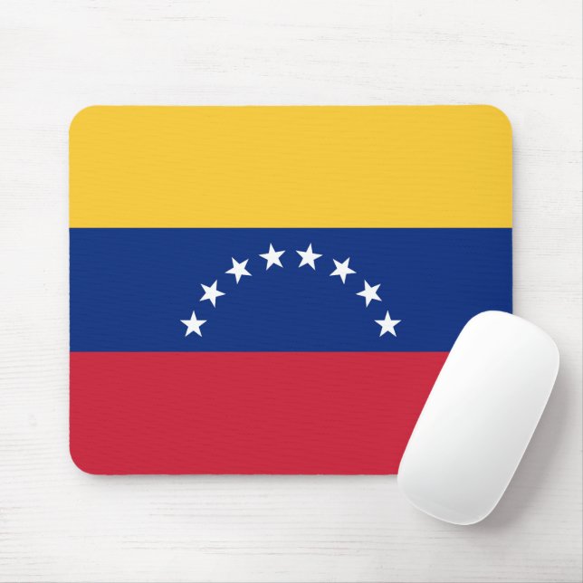 Venezuela flagga musmatta (Med mus)