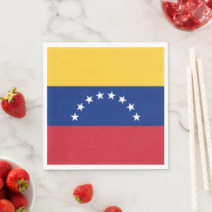 Venezuela flagga pappersservett