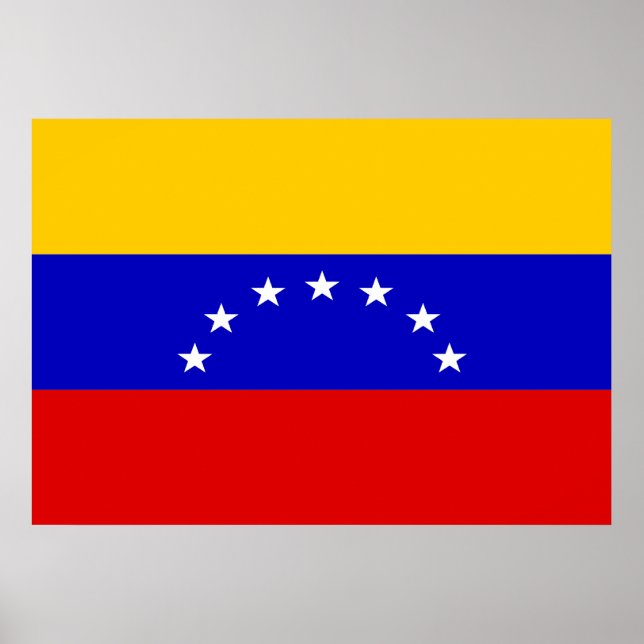 Venezuela Flagga Poster (Framsidan)