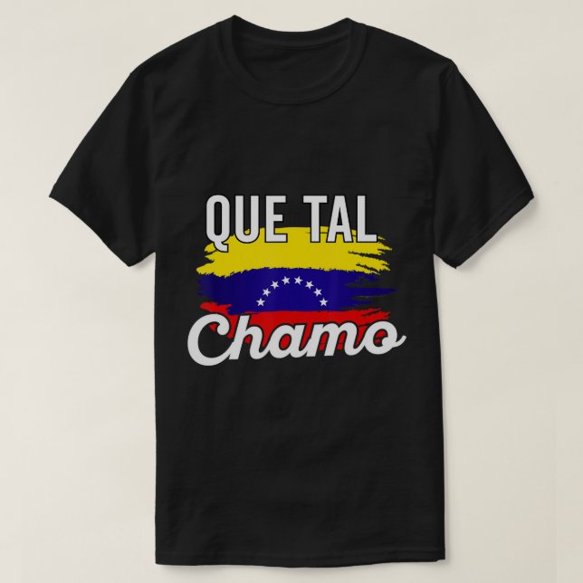 Venezuela Flagga Pride Bandera Venezolana Camiseta T Shirt (Design framsida)