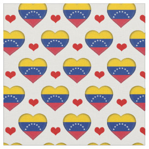 Venezuela Flagga Red Heart mode Fabric/Venezuela Tyg