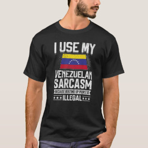 Venezuela Flagga Souvenirs For Venezuelans Manar & T Shirt