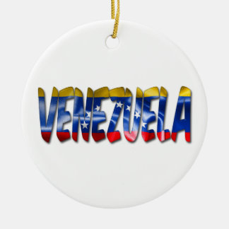 Venezuela Flagga-Struktur-Ord-julprydnaden Julgransprydnad Keramik