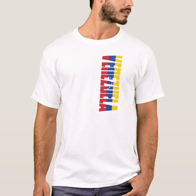 Venezuela flagga t-shirt (Framsida)