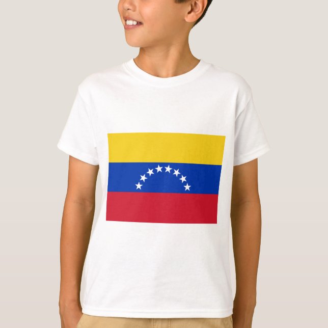 venezuela flagga t shirt (Framsida)