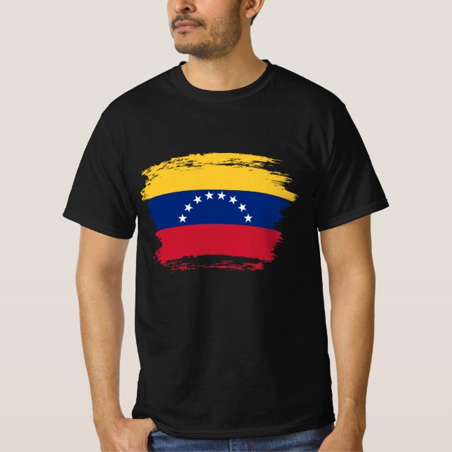 Venezuela flagga t shirt (Framsida)