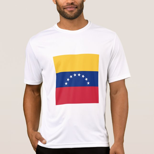 Venezuela flagga t shirt (Framsida)
