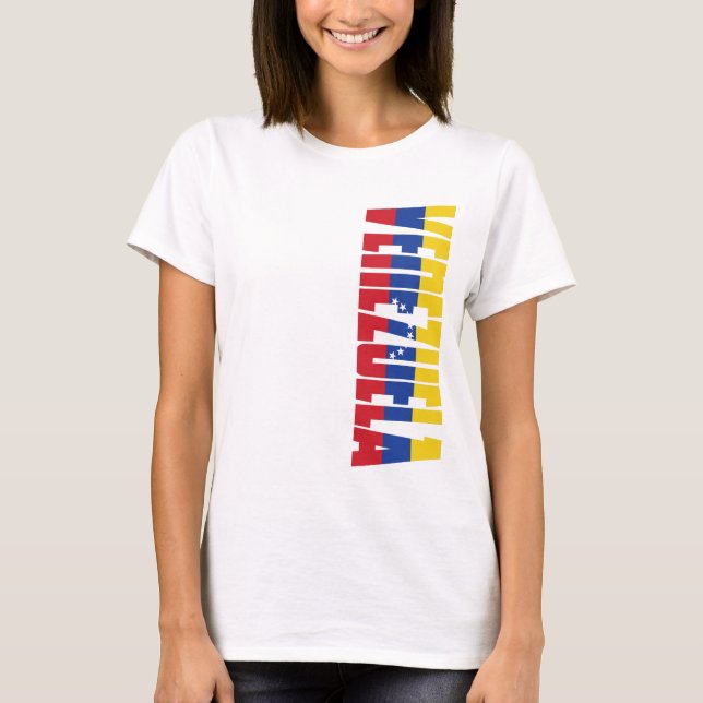 Venezuela flagga tee (Framsida)