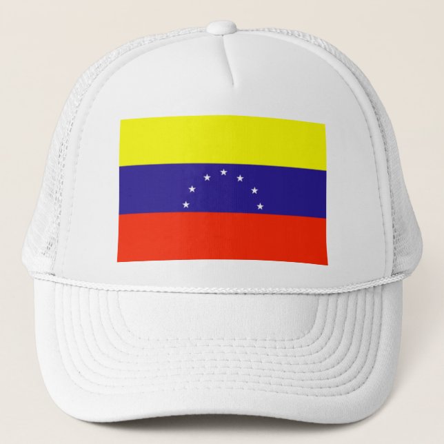 Venezuela Flagga Truckerkeps (Framsida)